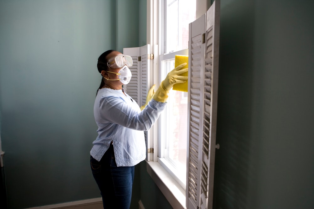 Renovation specialist on a home improvement project